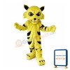 Seriously Yellow Tiger Mascot Costume