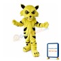 Seriously Yellow Tiger Mascot Costume