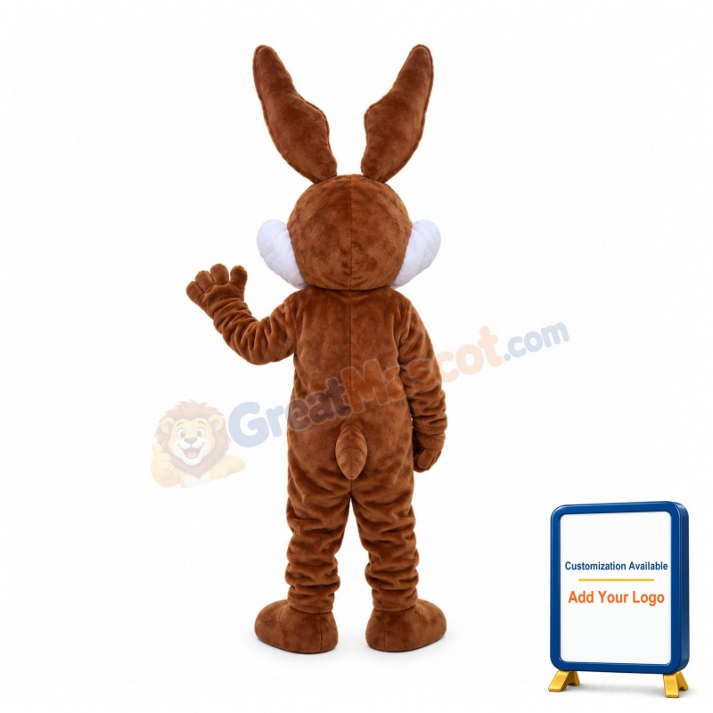 Antic Wolf With Long Ears And Nose Mascot Costume