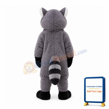 Casual Pleasant Raccoon Mascot Costume