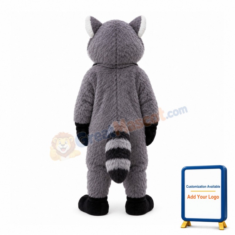 Casual Pleasant Raccoon Mascot Costume