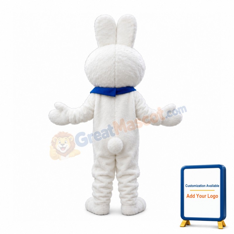 Large White Rabbit Mascot Costume