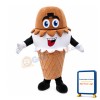 Chocolate Cone Ice Cream Mascot Costume