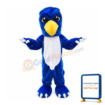 Blue & White Psittacosaurus Mascot Costume