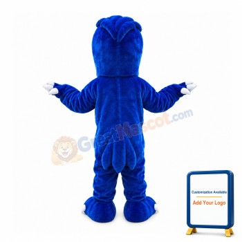 Blue & White Psittacosaurus Mascot Costume