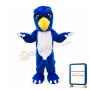 Blue & White Psittacosaurus Mascot Costume