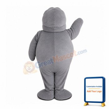 Grey Seal Mascot Costume