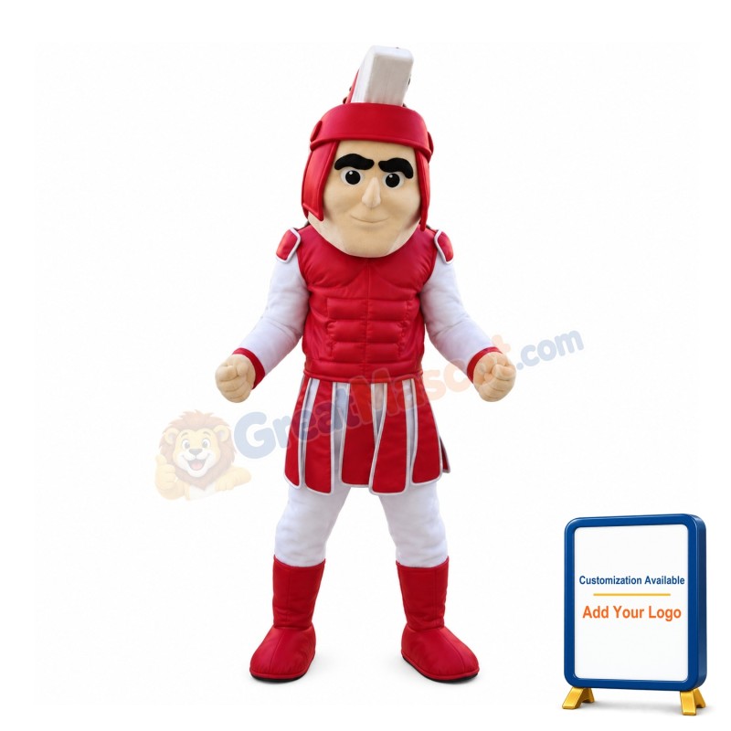 Honest Red Soilder Mascot Costume