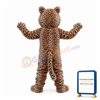Cruel Eating Leopard Mascot Costume