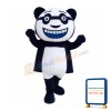 Big Mouth Panda Man Mascot Costume
