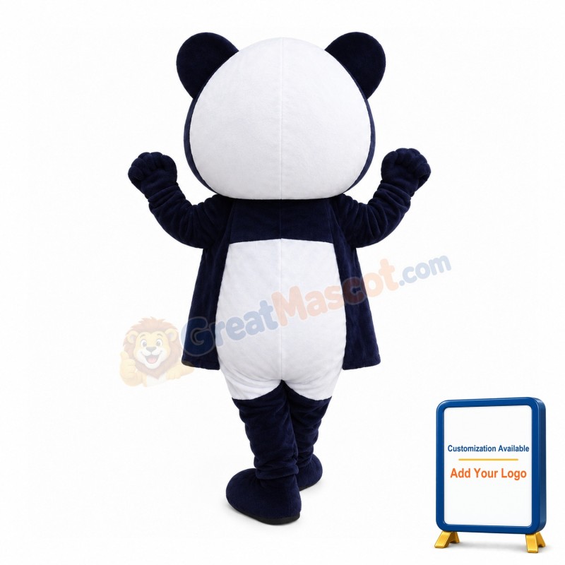 Big Mouth Panda Man Mascot Costume