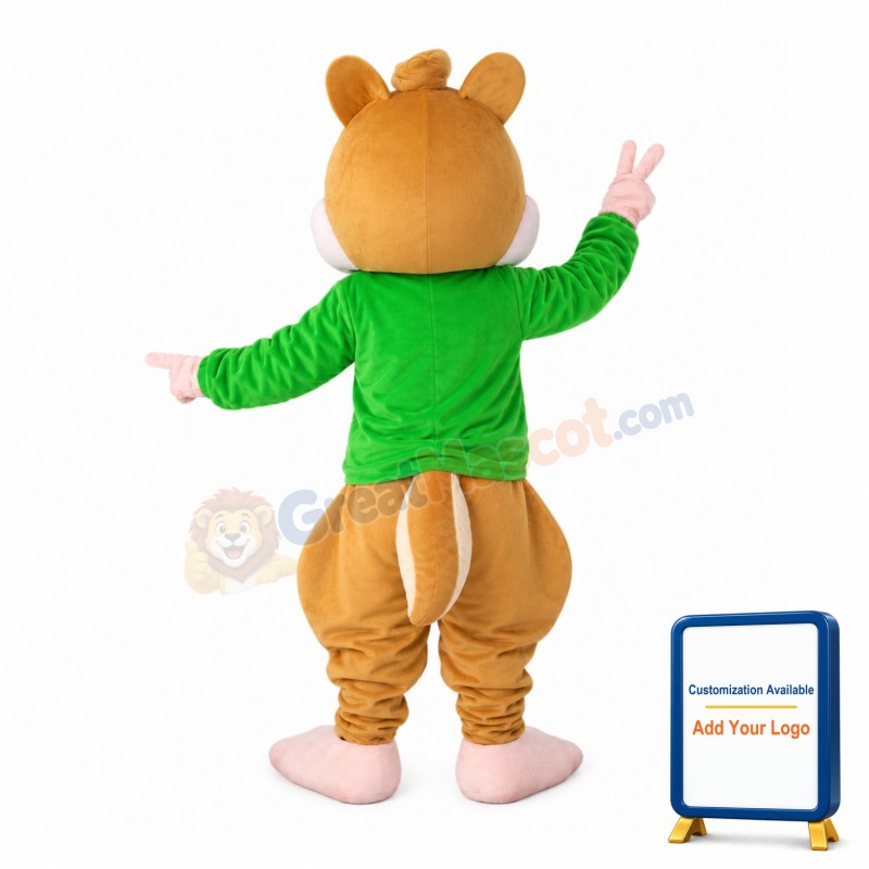 Fat Chipmunk Theodore Mascot Costume