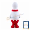 Red & White Bowling Ball Bottle Mascot Costume