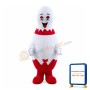 Red & White Bowling Ball Bottle Mascot Costume