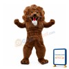 Muscle Lion With Wavy Mane Mascot Costume