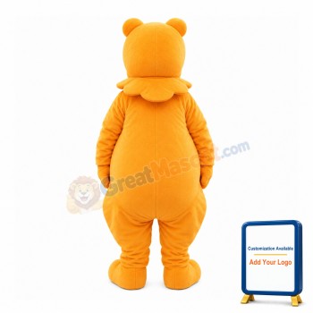 Whole Orange Frog Mascot Costume