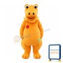 Whole Orange Frog Mascot Costume