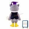 Clever Doctor Owl Mascot Costume