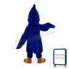 Long Fur Eagle With Blue Eyes Mascot Costume