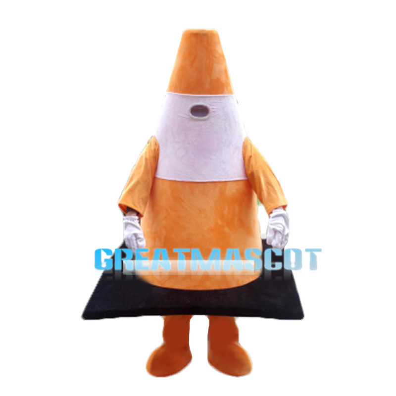 Obvious Roadblock On Road Mascot Costume