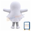 Likable White Sunny Doll Mascot Costume