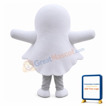Likable White Sunny Doll Mascot Costume