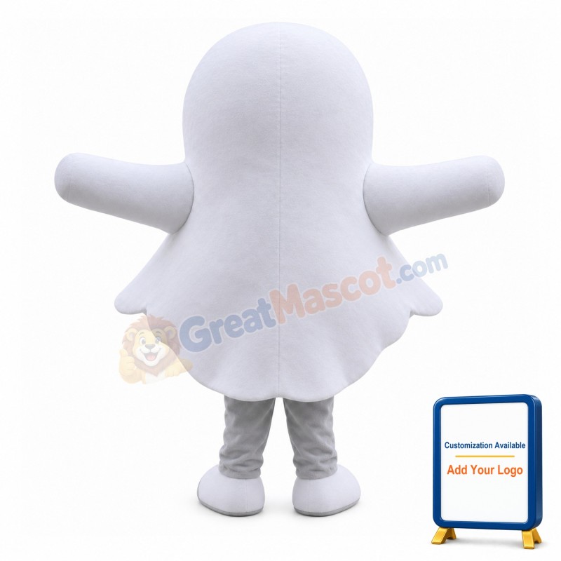 Likable White Sunny Doll Mascot Costume