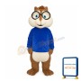 Smart Chipmunk Simon Mascot Costume