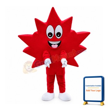 Withered Red Maple Leaf Mascot Costume