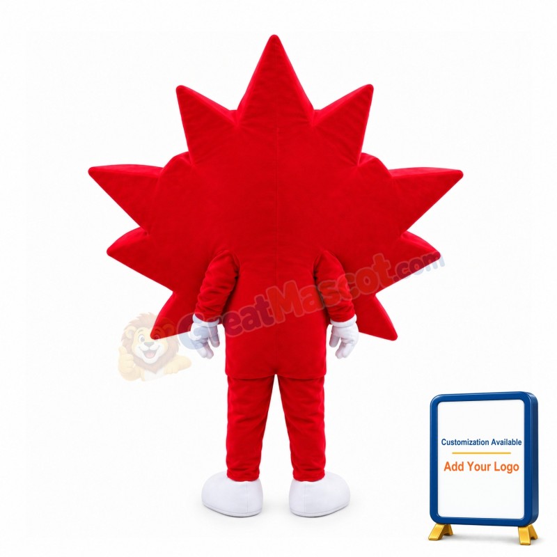 Withered Red Maple Leaf Mascot Costume