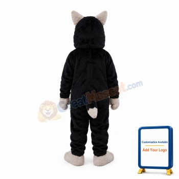 Honest Adorable Black Dog Mascot Costume