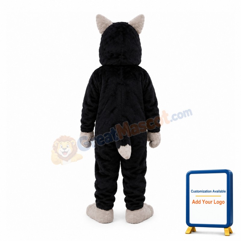 Honest Adorable Black Dog Mascot Costume