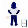 Energetic Blue Eagle Mascot Costume