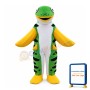 Green & White Sea Turtle Mascot Costume