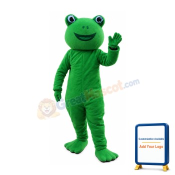 Slim Flexible Frog Mascot Costume