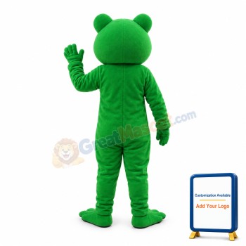 Slim Flexible Frog Mascot Costume