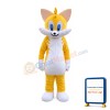 Well-disposed Yellow Cat Mascot Costume