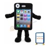 Black Cell Phone Mascot Costume