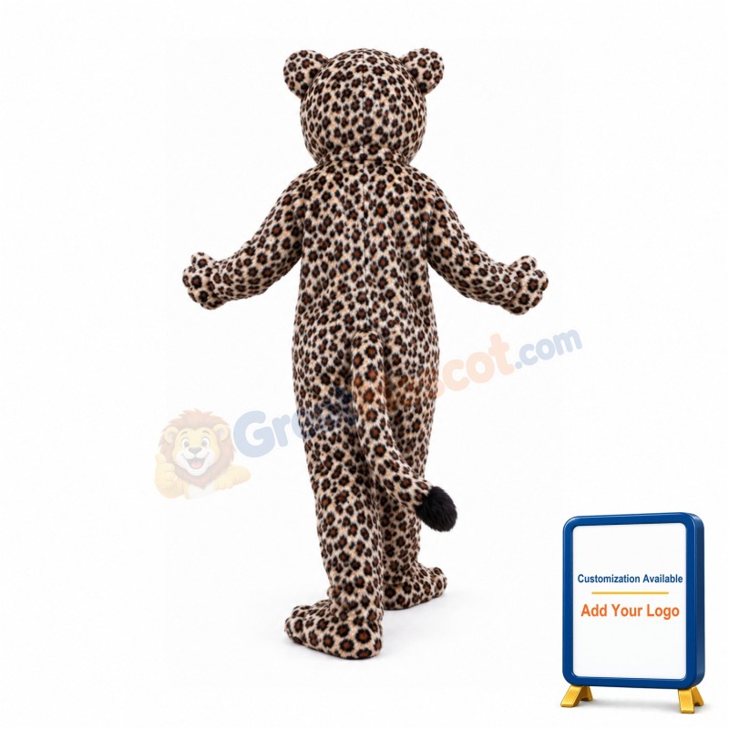 Sturdy Agile Leopard Mascot Costume