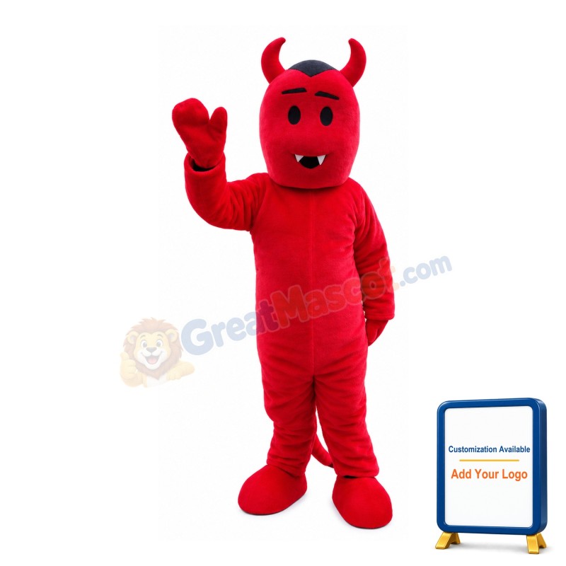 Ridiculous Red Devil Mascot Costume
