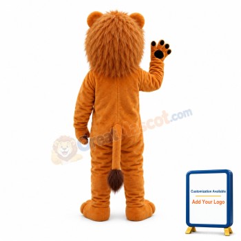 Well-behaved Kind Lion Mascot Costume