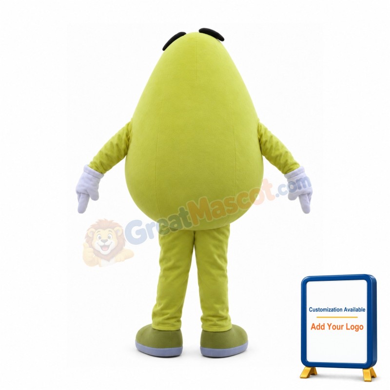 Colored Chocolate Beans Mascot Costume