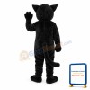 Running Fast Black Panther Mascot Costume