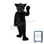Running Fast Black Panther Mascot Costume