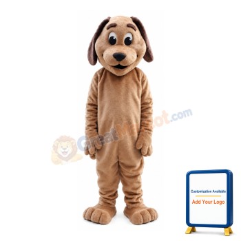 Honestly Brown Dog Mascot Costume