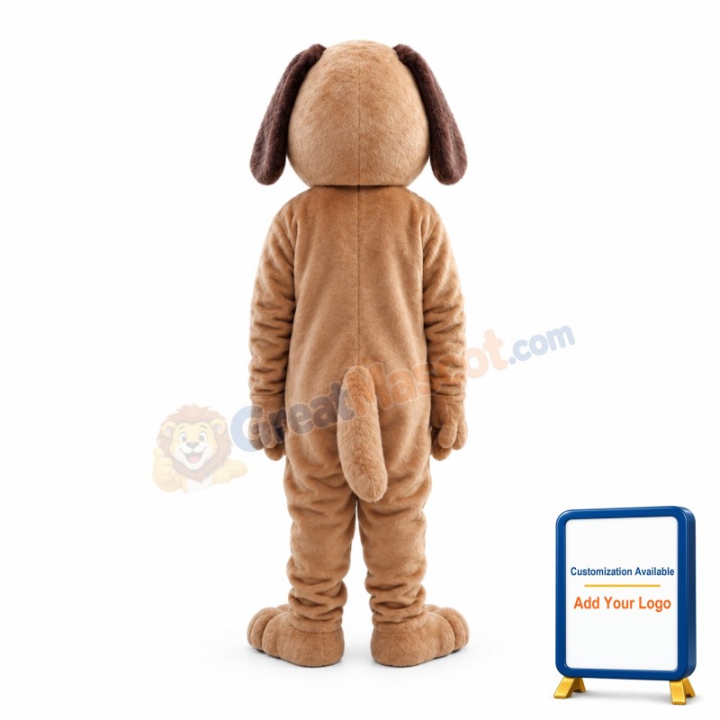 Honestly Brown Dog Mascot Costume