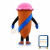 Strawberry-flavored Crispy Cone Mascot Costume