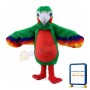 Green & Orange Woodpecker With Soft Fur Mascot Costume