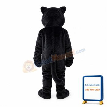 Majestic Bold Black Panther Mascot Costume