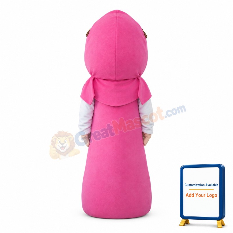 Female Worker On Ranch Mascot Costume